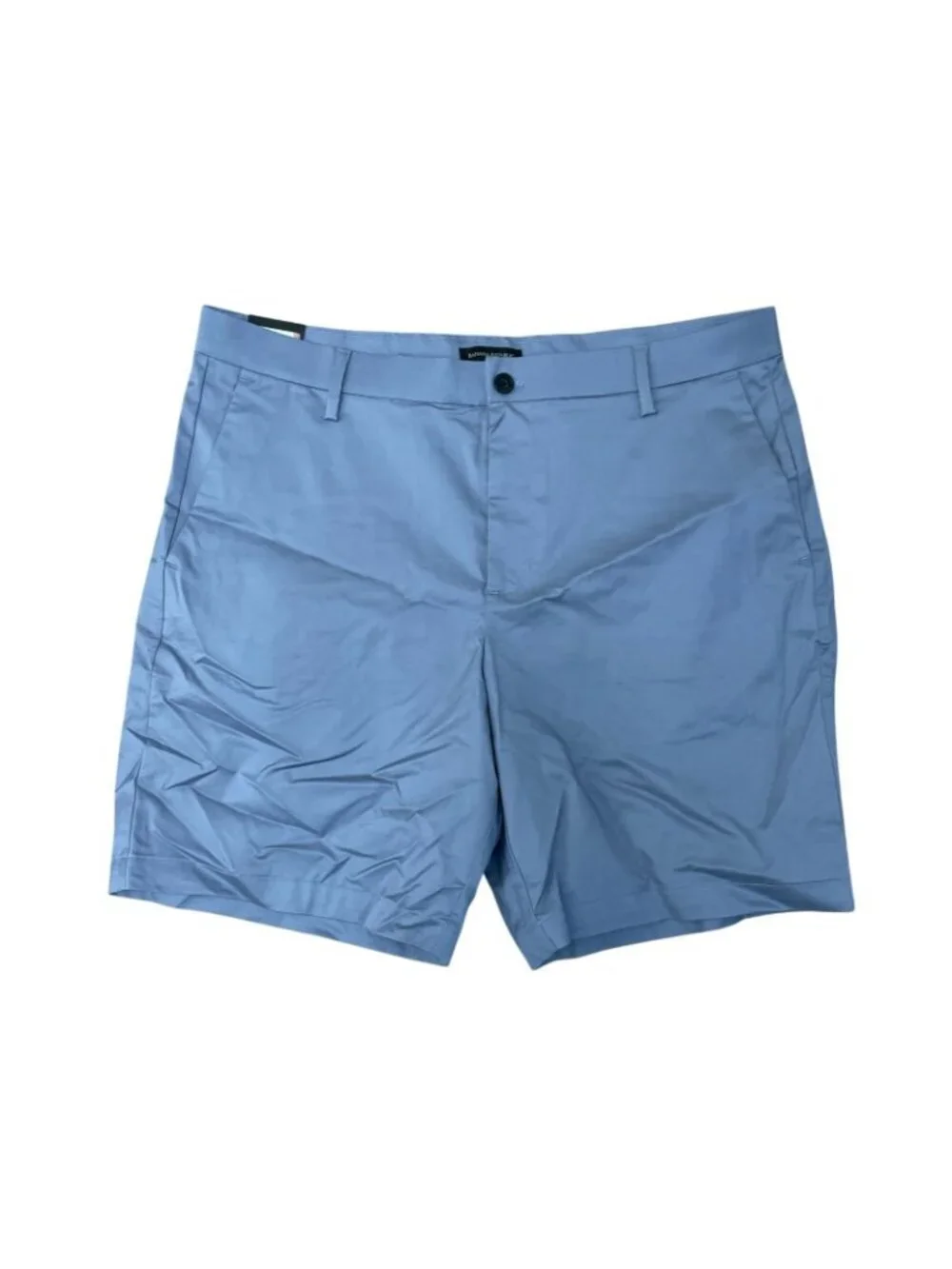 NWT Banana Republic Men's 38 Blue Stretch Chino Shorts 9